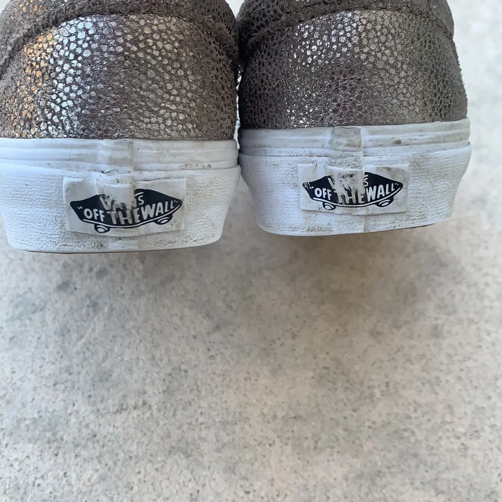 Vans Gold Shimmer Slip on Sneaker Women's Size 6.5 - Picture 7 of 9
